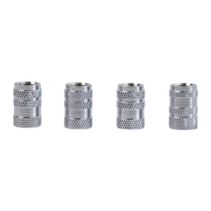 Tire Valve Stem Caps Fit For Genesis Cars. Air Valve Caps Suit For Most Car Truck Suv Wheel Accessories 4pcs Silver. - Zidbik