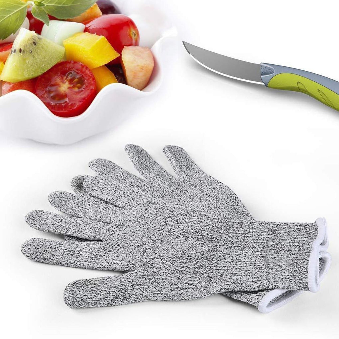 0677 Anti Cutting Resistant Hand Safety Cut-proof Protection Gloves  (Multicolour) - Zidbik