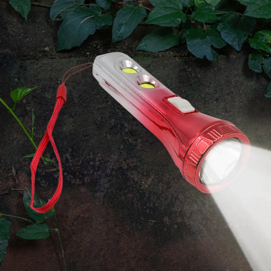 Multi Functional 3 Led Torchlight Flashlight (1 Pc) - Zidbik