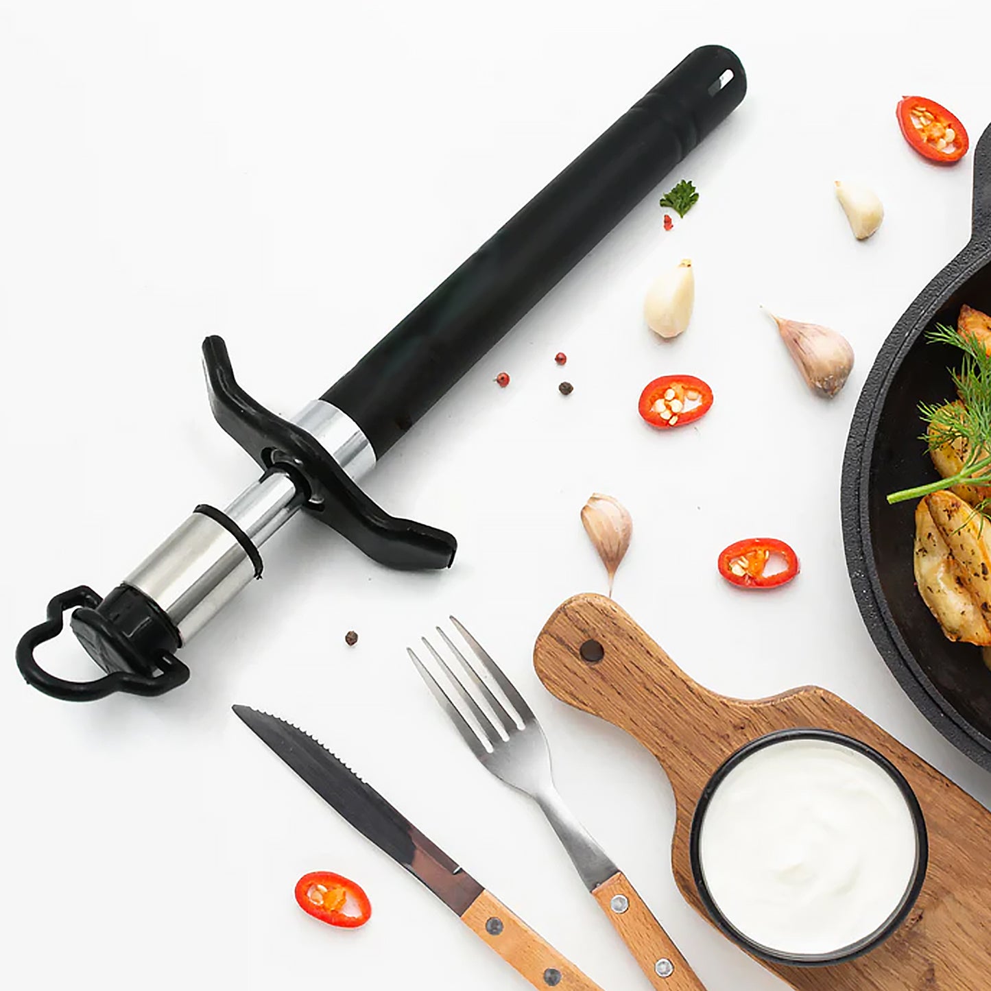 Stainless Steel Gas Lighter For Kitchen Gas Stove Long Lasting Unbreakable Lighters For Gas Stoves Restaurants  Kitchen (1 Pc) - Zidbik