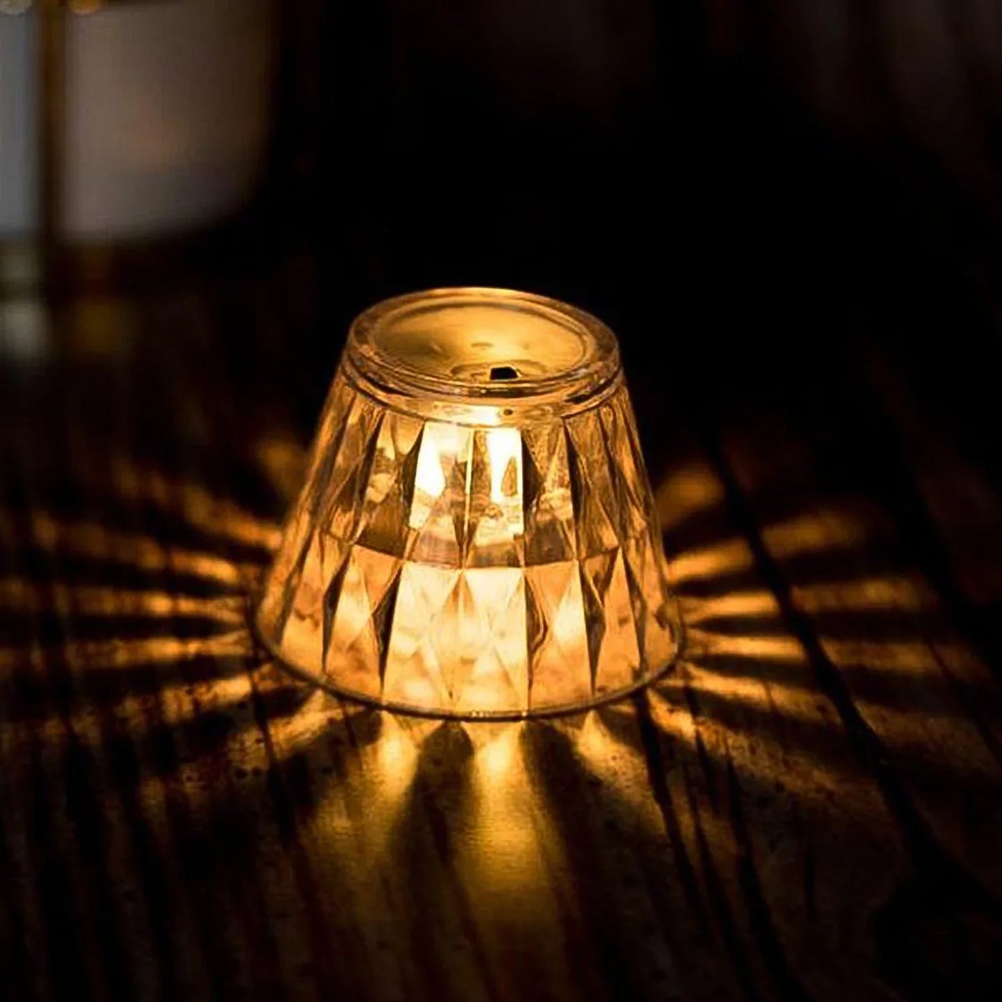 Cup Shape Crystal Table Lamp (1 Pc) - Zidbik