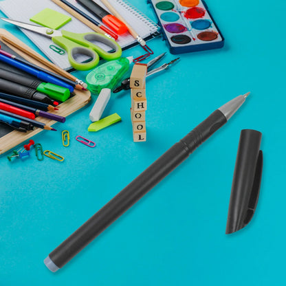 Writing Black Gel Pen For School Stationery Gift For Kids (8 Pcs Set) - Zidbik