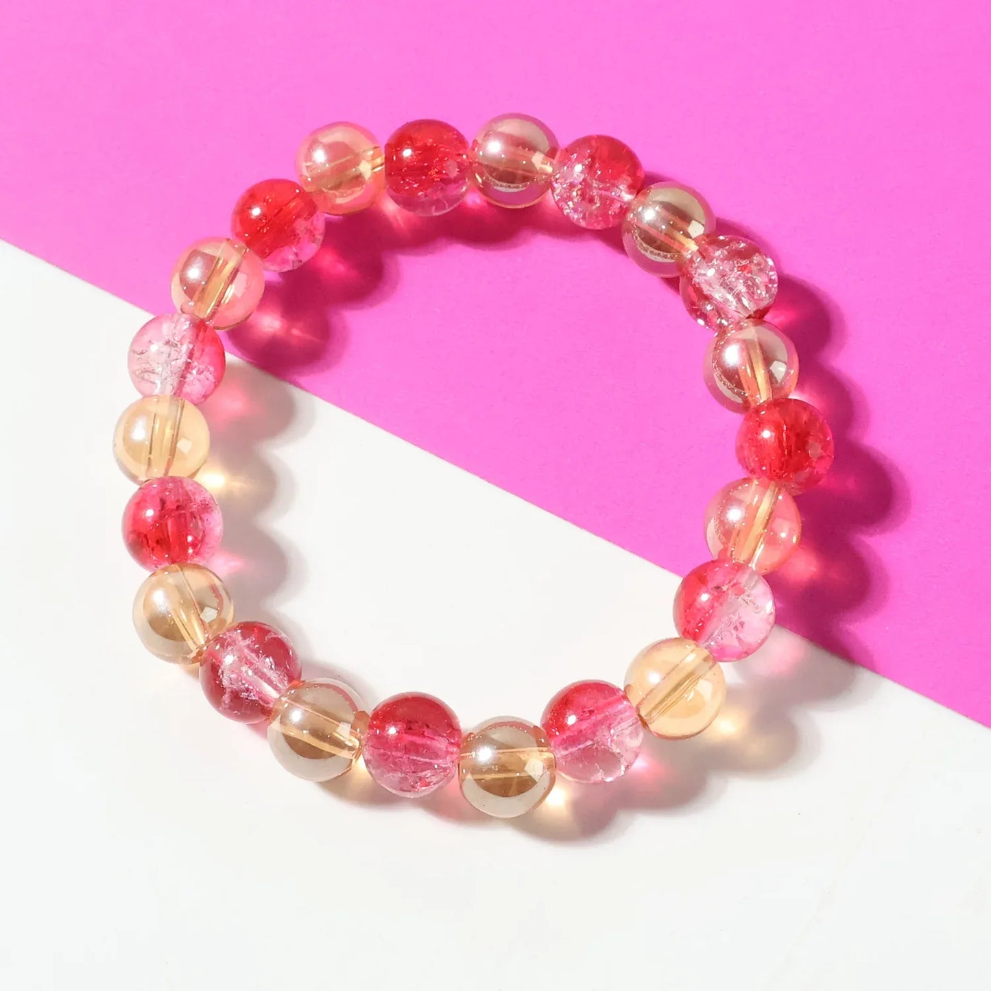 Elegant Beaded Stretch Bracelet (1 Pc) - Zidbik