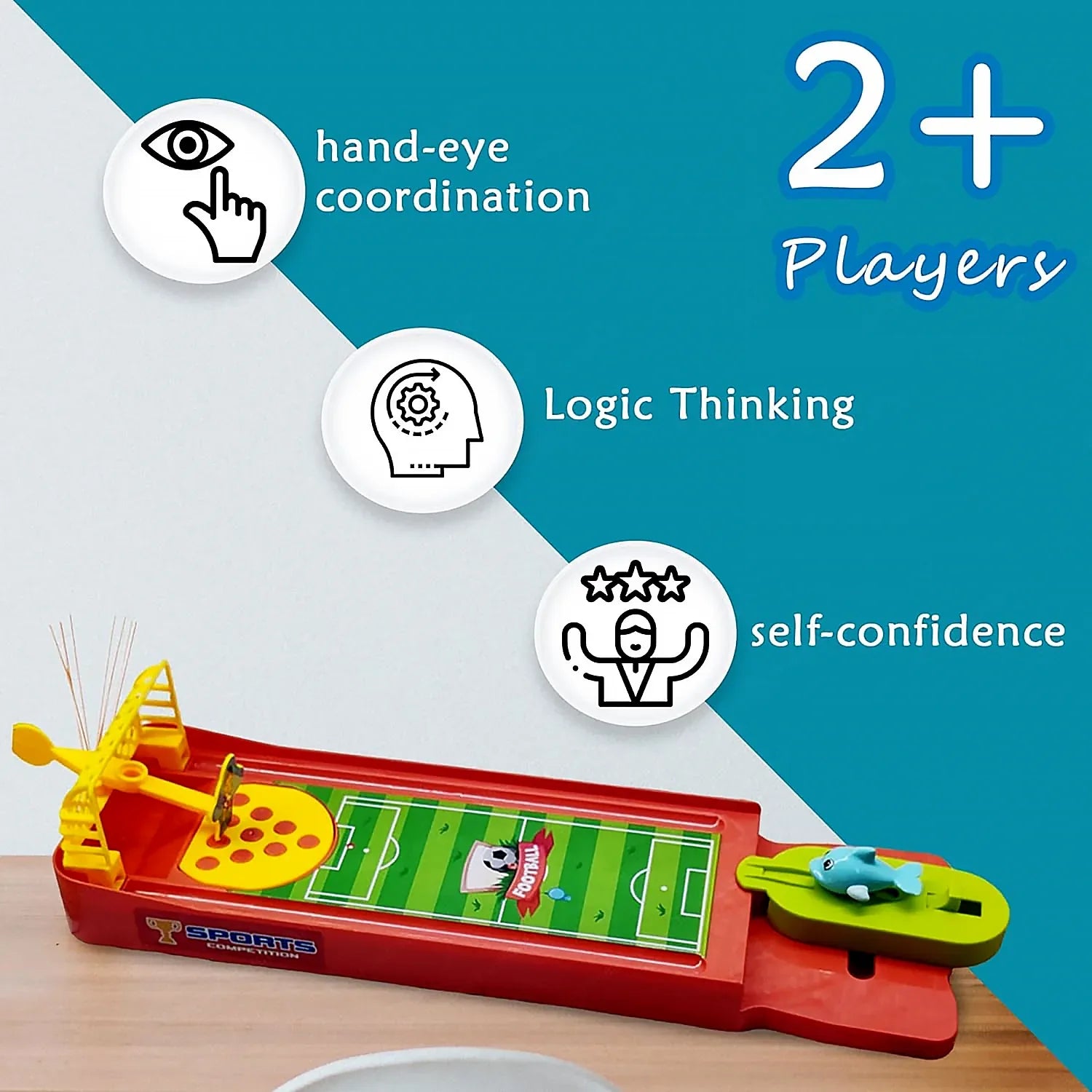 17863 Mini Table Top Finger Football Game For Kids-desktop Game For Kids Adults Fun Indoor Finger Bowling Game For Boys Girls Family Board Game - Zidbik