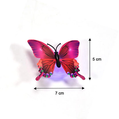 6497 Butterfly 3d Night Lamp Comes With 3d Illusion Design Suitable For Drawing Room Lobby. (Pack Of 50) - Zidbik