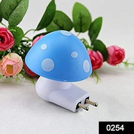 0254 Automatic Night Sensor Mushroom Lamp (0.2 Watt Multicolour) - Zidbik