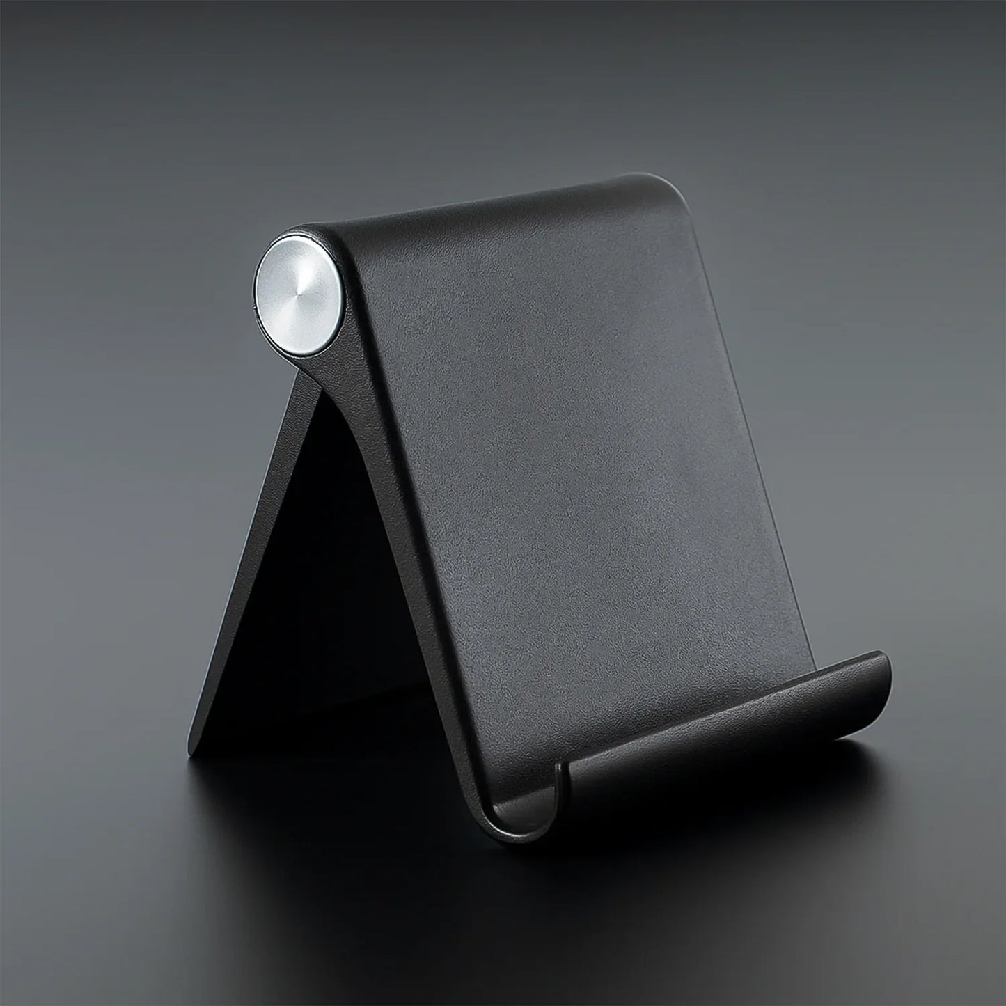 Plastic Foldable Desktop Mobile Stand (1 Pc Black) - Zidbik