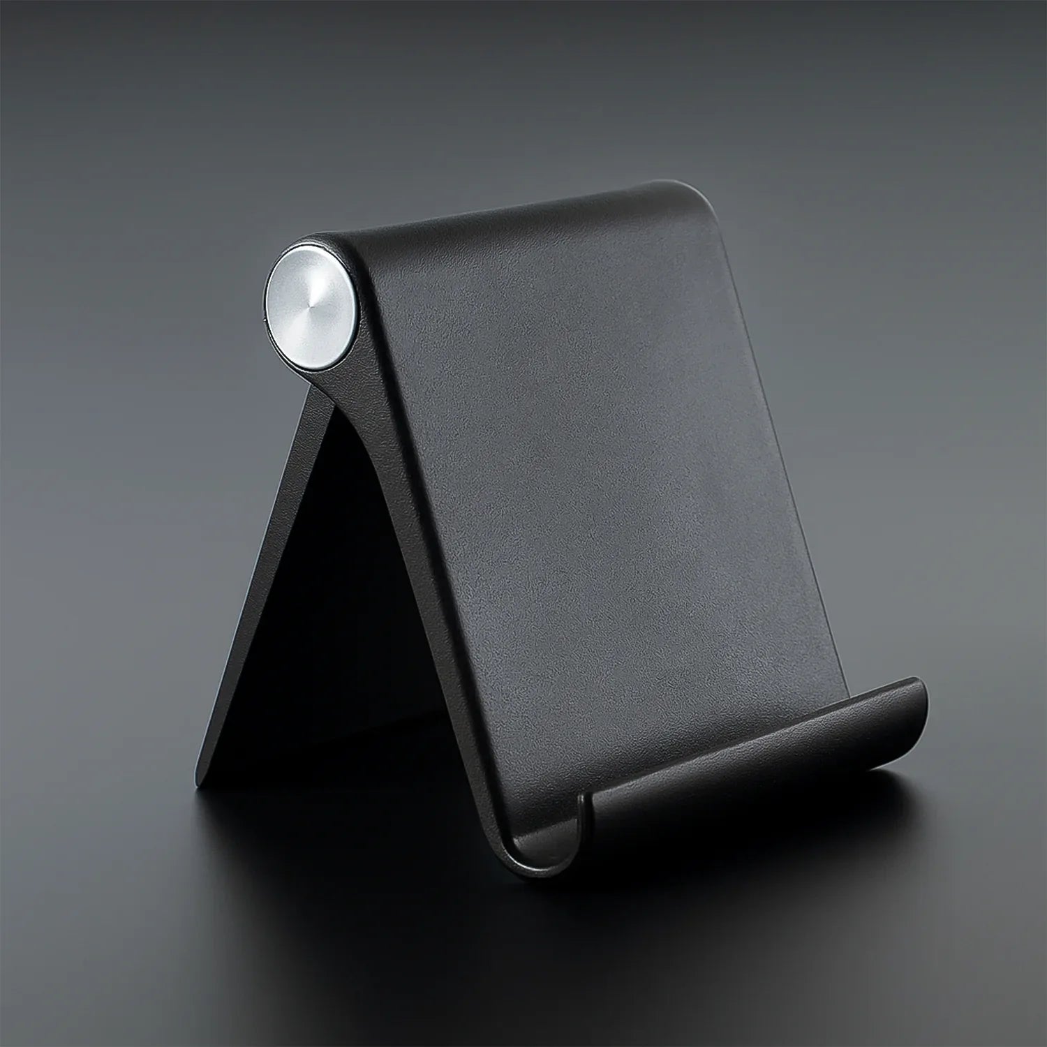 Plastic Foldable Desktop Mobile Stand (1 Pc Black) - Zidbik