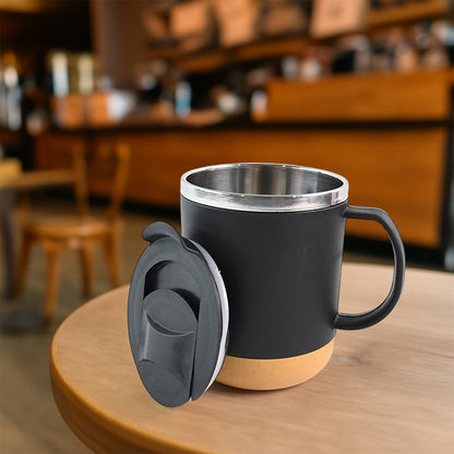Insulated Coffee Mug With Spill-proof Lid (Approx 450ml  1 Pc) - Zidbik