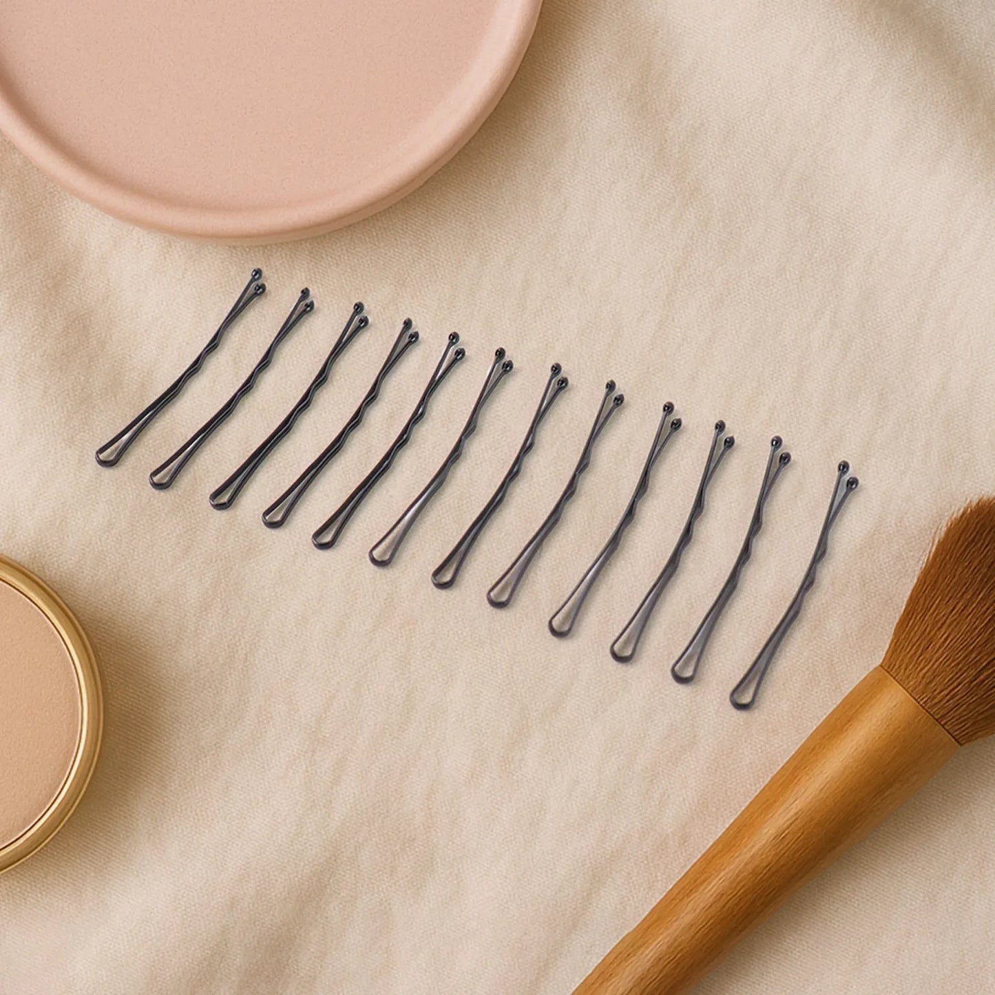 Premium Hair Bobby Pins Set 12pc - Zidbik