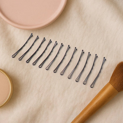 Premium Hair Bobby Pins Set 12pc - Zidbik