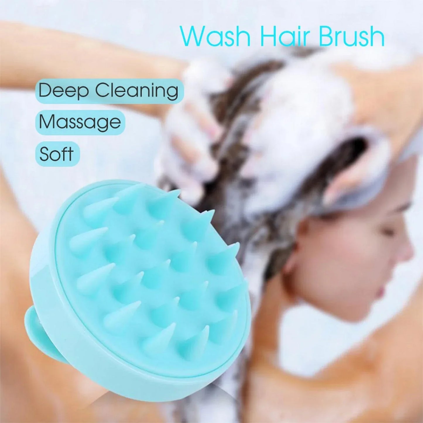 6099 Hair Scalp Adjustable Massager Shampoo Brushscalp Shampoo Brush - Zidbik