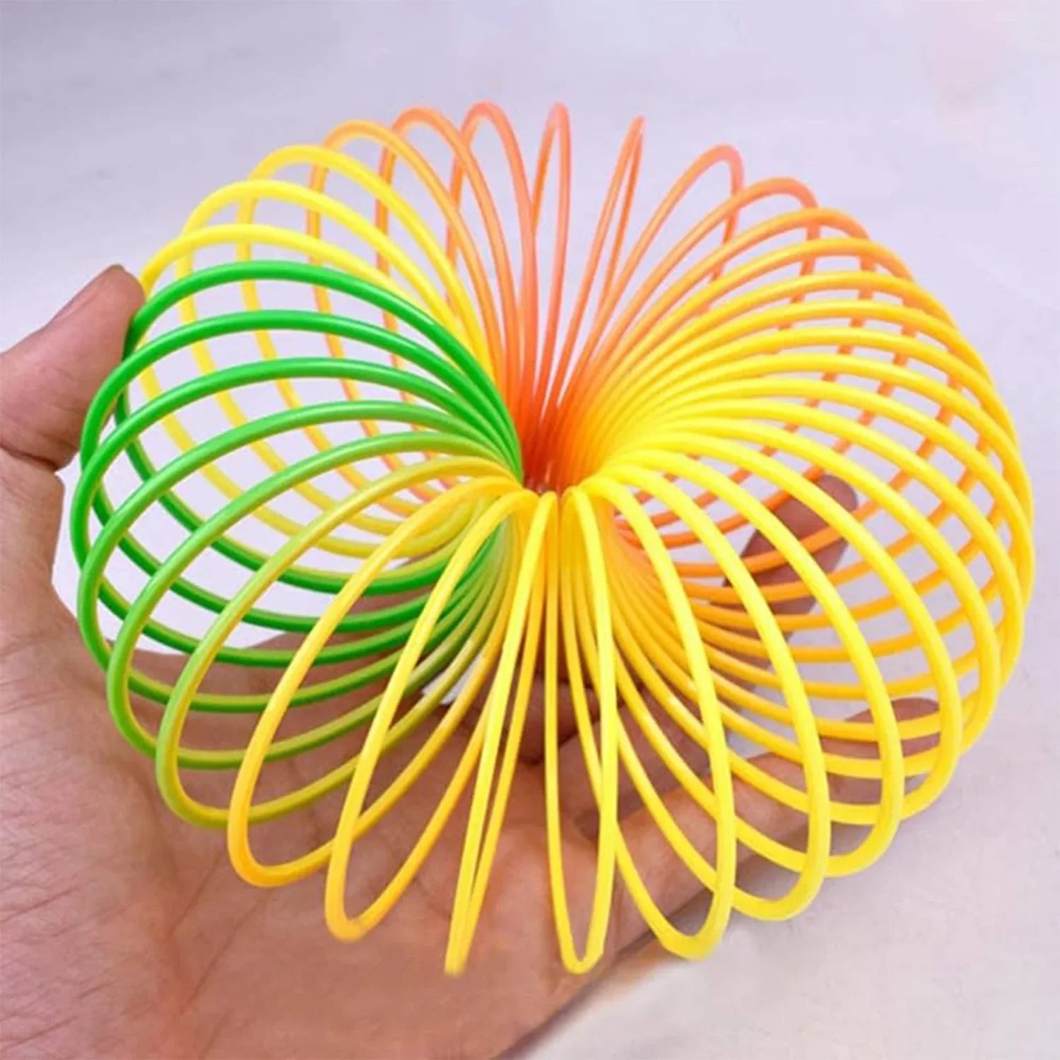 17744 Rainbow Spring Rainbow Spring Toys Slinky Slinky Spring Toy Toy For Kids For Kids Adults Of All Age Group For Birthdays Compact And Portable Easy To Carry (1 Pc) - Zidbik