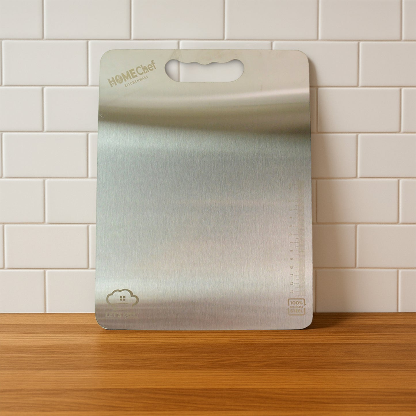 Premium Stainless Steel Cutting Board 229mm X 330mm (1 Pc) - Zidbik