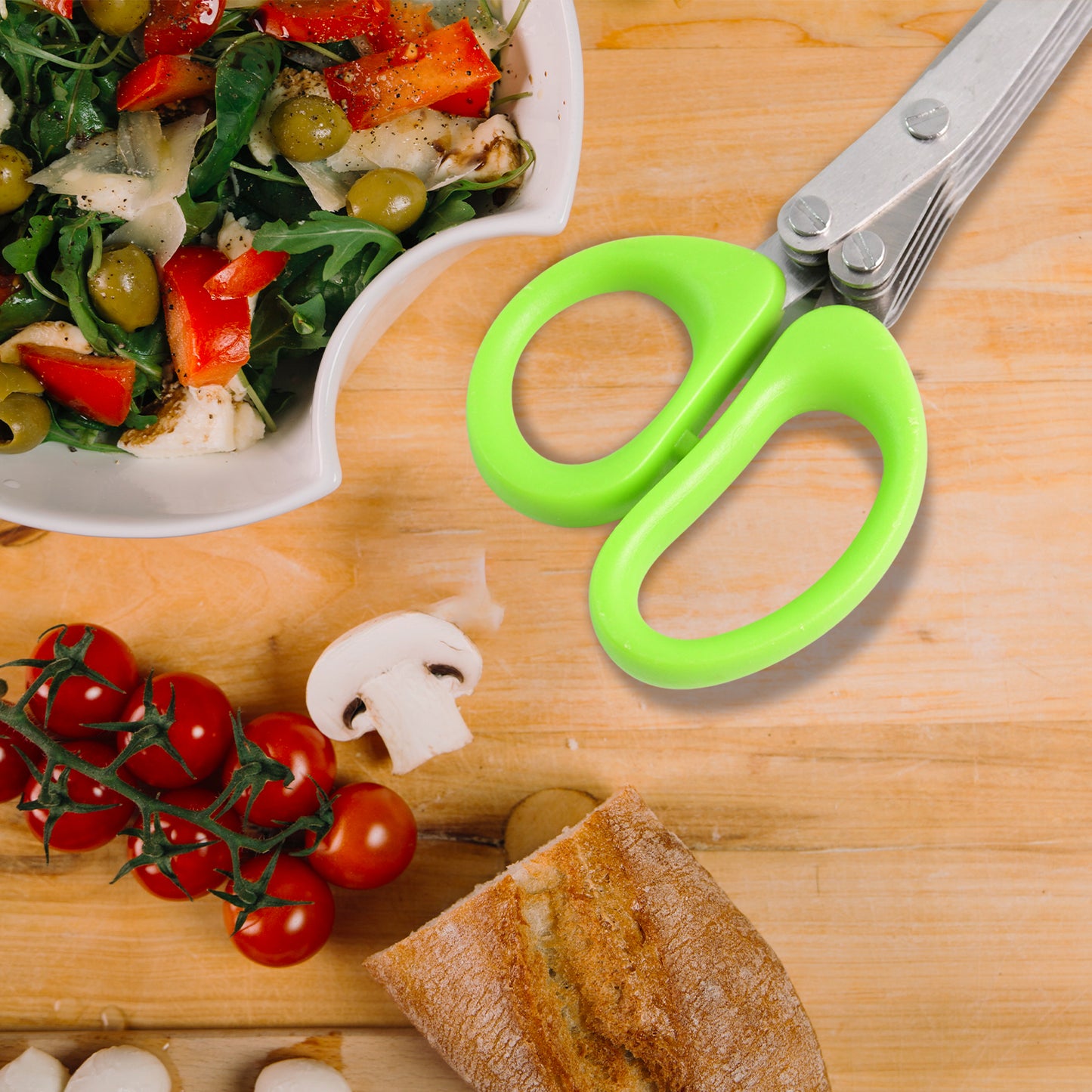 Premium 5 Blade Multipurpose Herb Scissors (1 Pc) - Zidbik