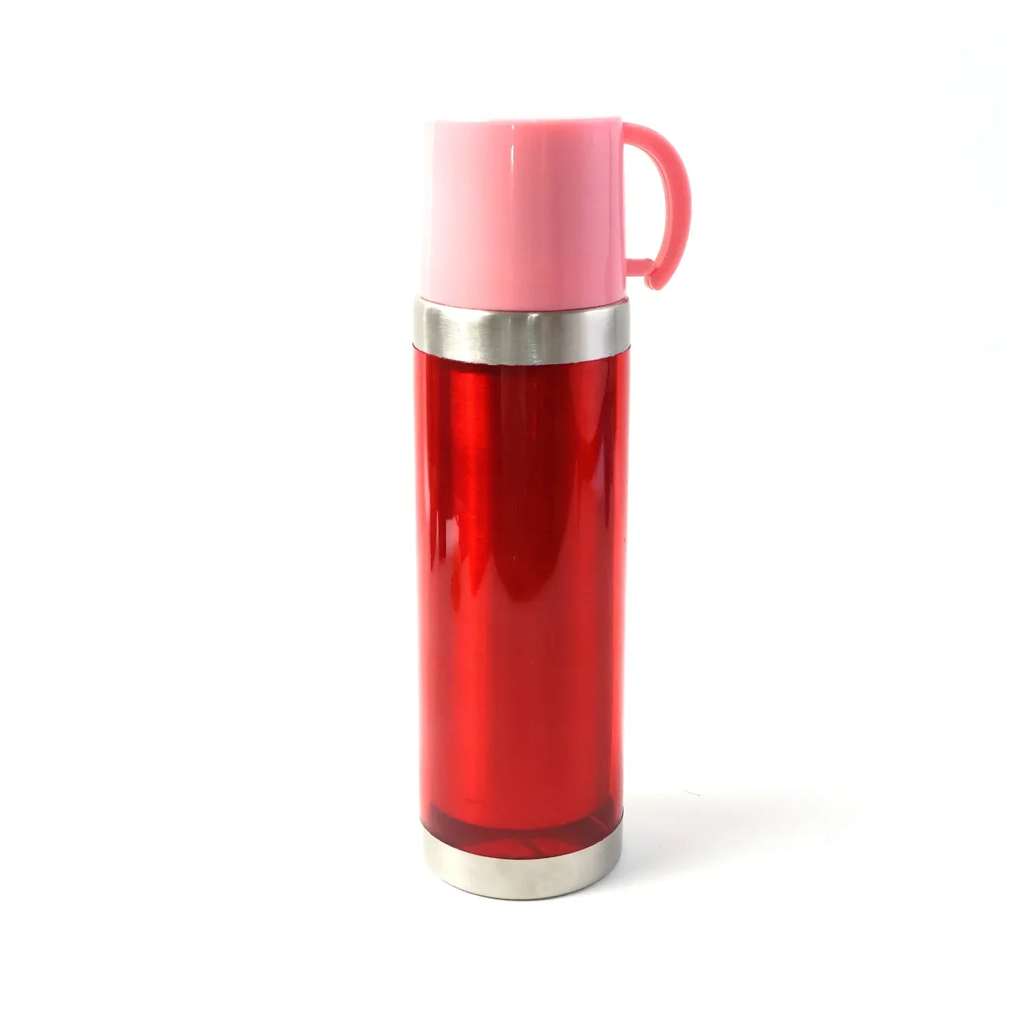 Insulated Travel Mug Bottle With Handle Lid (500 Ml) - Zidbik