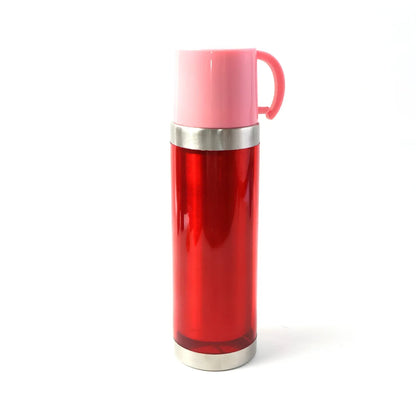 Insulated Travel Mug Bottle With Handle Lid (500 Ml) - Zidbik