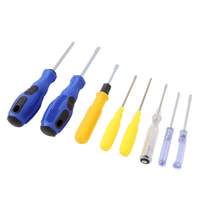 8 In 1 Hand Tool Kit Steel And Plastic Hammer Screwdriver  Tape - Zidbik