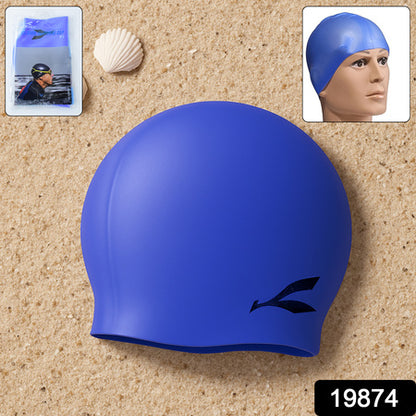 Silicone Swimming Cap (1 Pc) - Zidbik
