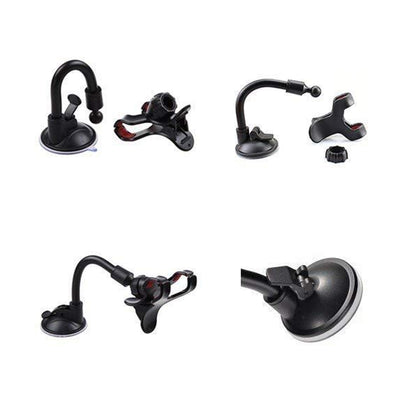 0282b Flexible Mobile Stand Multi Angle Adjustment With 360 Degree Adjustment For Car  Home Use Mobile Stand - Zidbik
