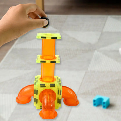 Marble Magnetrix Magnetic Marble Run Building Set - Zidbik