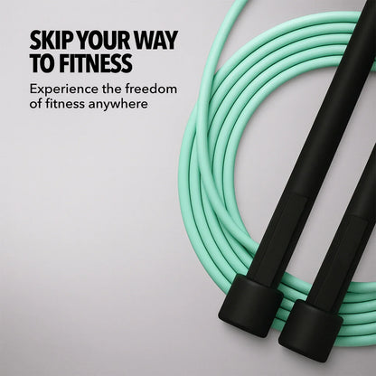 High-speed Skipping Rope With Foam Padded Handles (1 Pc) - Zidbik