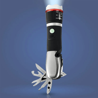Multi Tool Led Flashlight All In One Tool Light (1 Pc) - Zidbik
