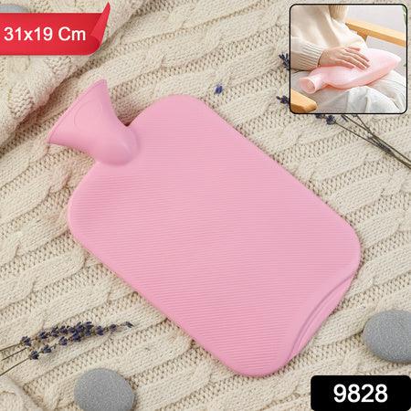 Premium Quality Rubber Hot Water Bag (31 X 19 Cm 1 Pc) - Zidbik