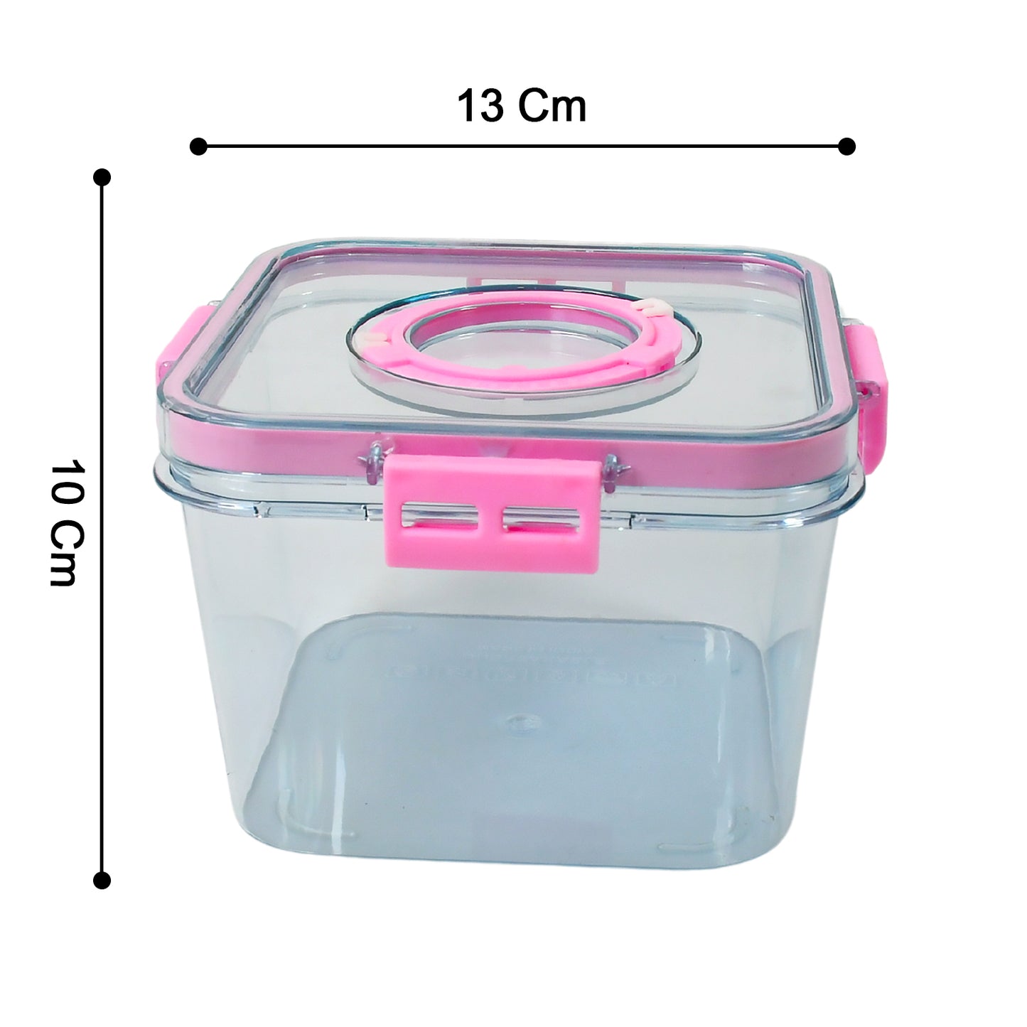 8262 High Quality Plastic Food Storage Container Clear Washable Refrigerator Food Box Food Container Fruit Box Container With Lid (1400 Ml) - Zidbik