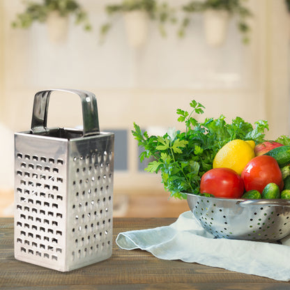 Supermom Premium 4-in-1 Stainless Steel Compact Grater And Slicer - Zidbik