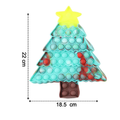 Premium Tree Shape Silicone Pop It Fidget Toy (1 Pc) - Zidbik