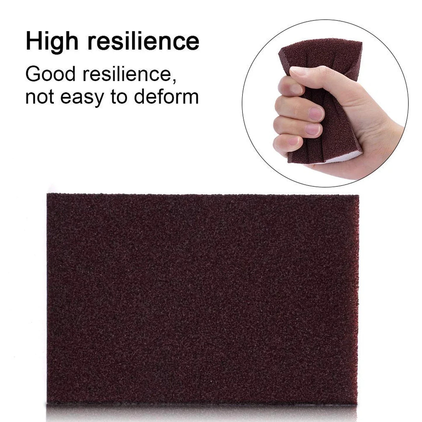Multipurpose Kitchen Cleaning Sponge Scrub Block (7 X 7 Cm 1 Pc) - Zidbik