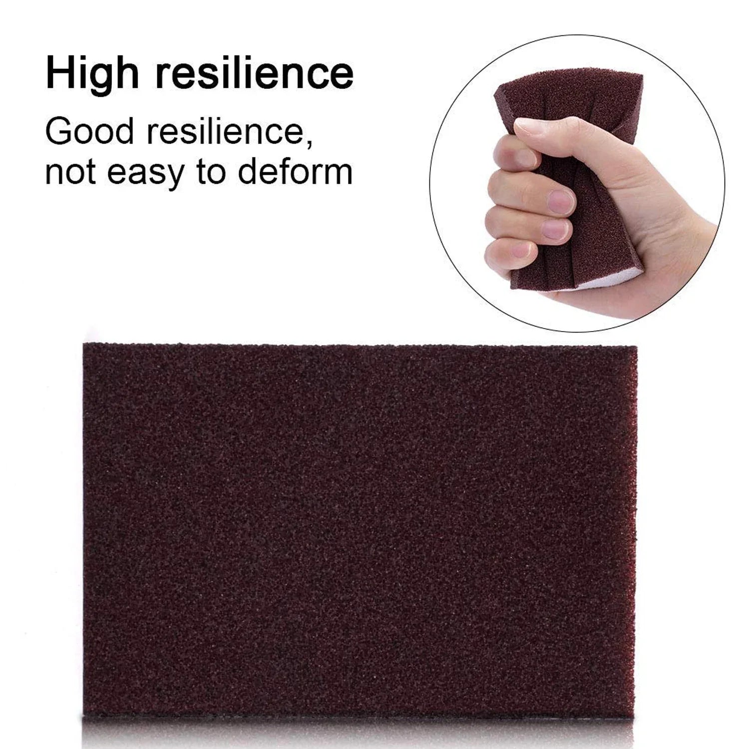 Multipurpose Kitchen Cleaning Sponge Scrub Block (7 X 7 Cm 1 Pc) - Zidbik