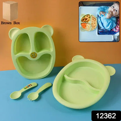 Premium 4-piece Kids Mealtime Feeding Set - Zidbik