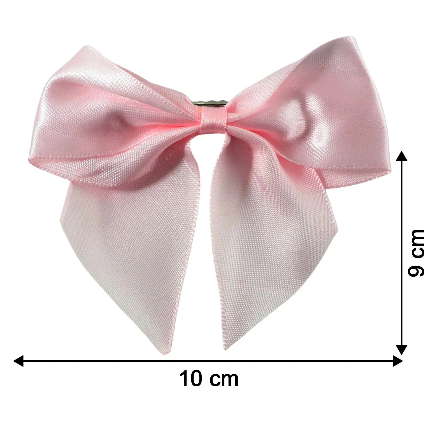 Elegant Satin Hair Bow Clip For Girls Women (1 Pc) - Zidbik