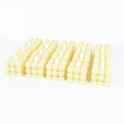 Led Flameless Cube Decorative Candles (24 Pc) - Zidbik