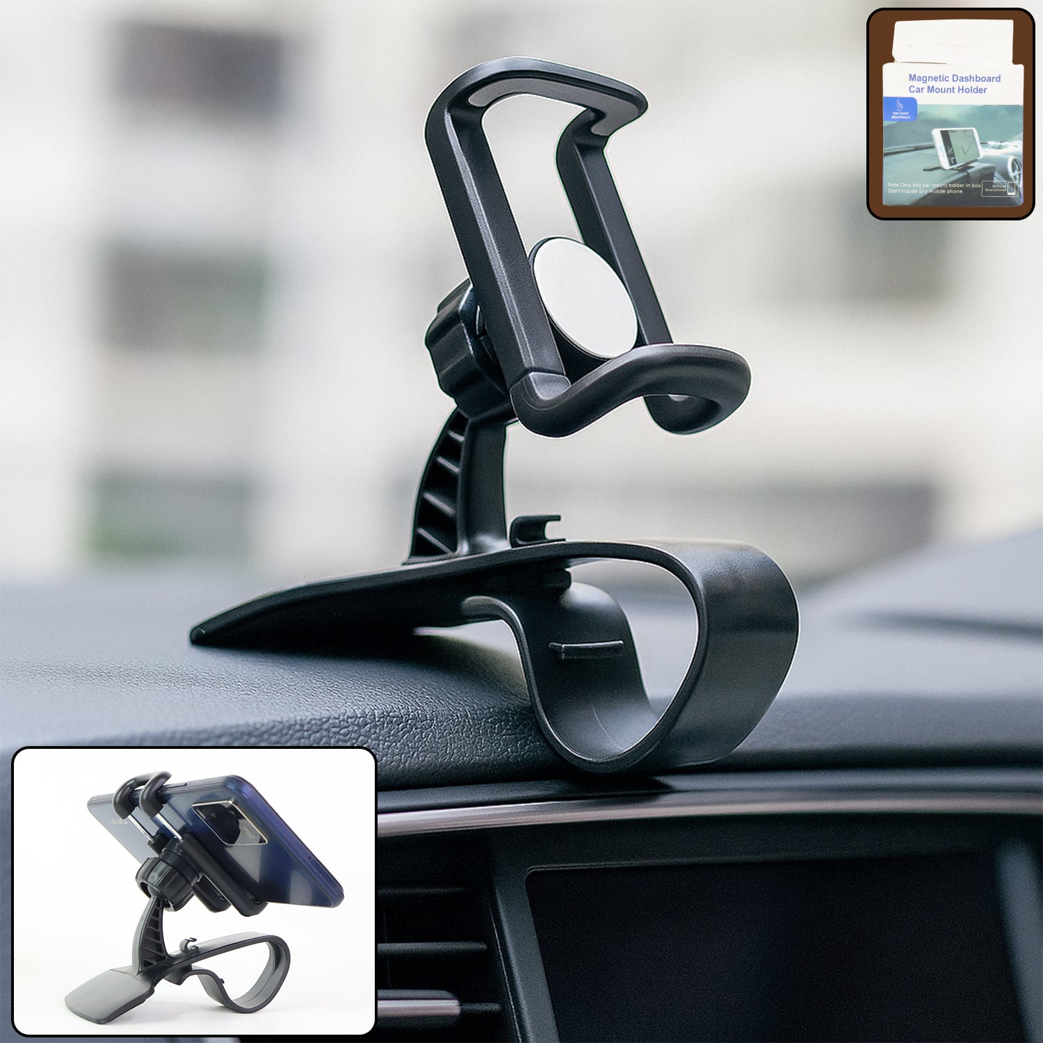 Universal Dashboard Car Mobile Holder - Zidbik