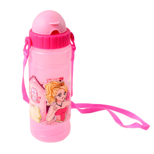 Cartoon Printed Water Bottle 550ml (1 Pc) - Zidbik