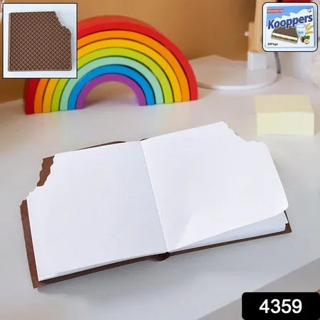 4359 Chocolate Dairy Notebooks Original Chocolate Smell Writing Practice Book Early Learning Copybook Premium Chocolate Book ( 1pc Book ) - Zidbik