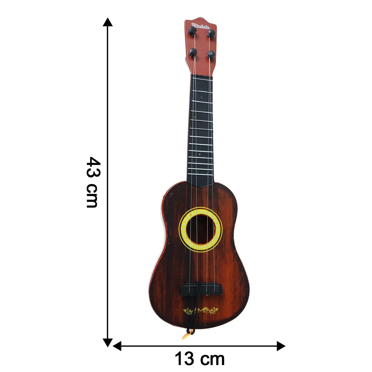 Classic Wooden Ukulele Guitar For Kids Beginners (1 Pc) - Zidbik