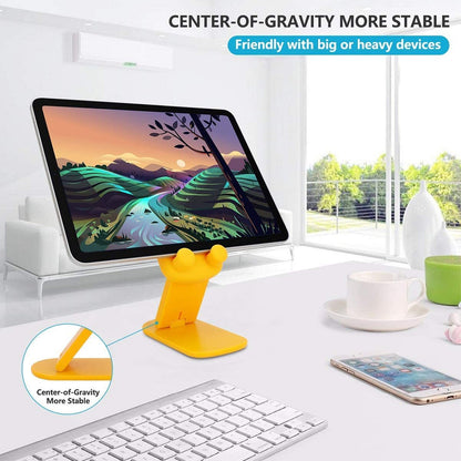 0216 Cute Cartoon Design Multi-angle Adjustable Foldable Mobile Stand - Zidbik