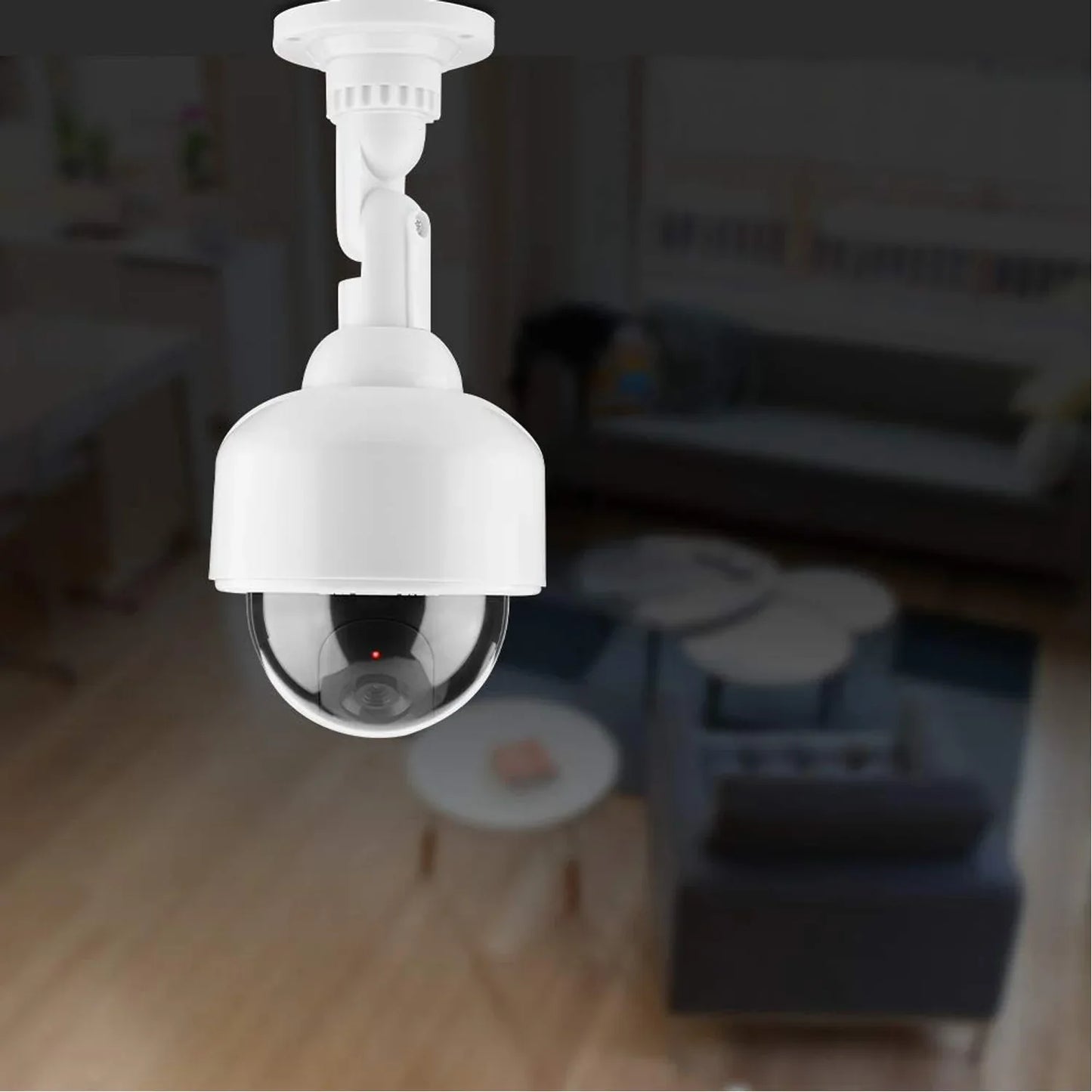 Fake Dummy Camera Cctv With Flashing Red Led Light (1 Pc Battery Not Included) - Zidbik