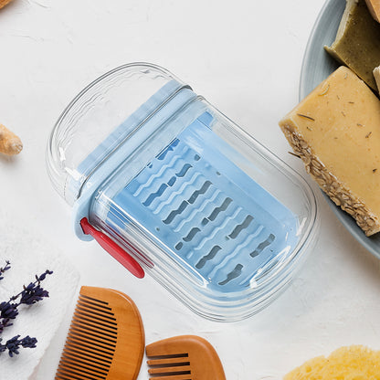 Apex Unbreakable Travel Soap Case With Secure Lock (1 Pc) - Zidbik