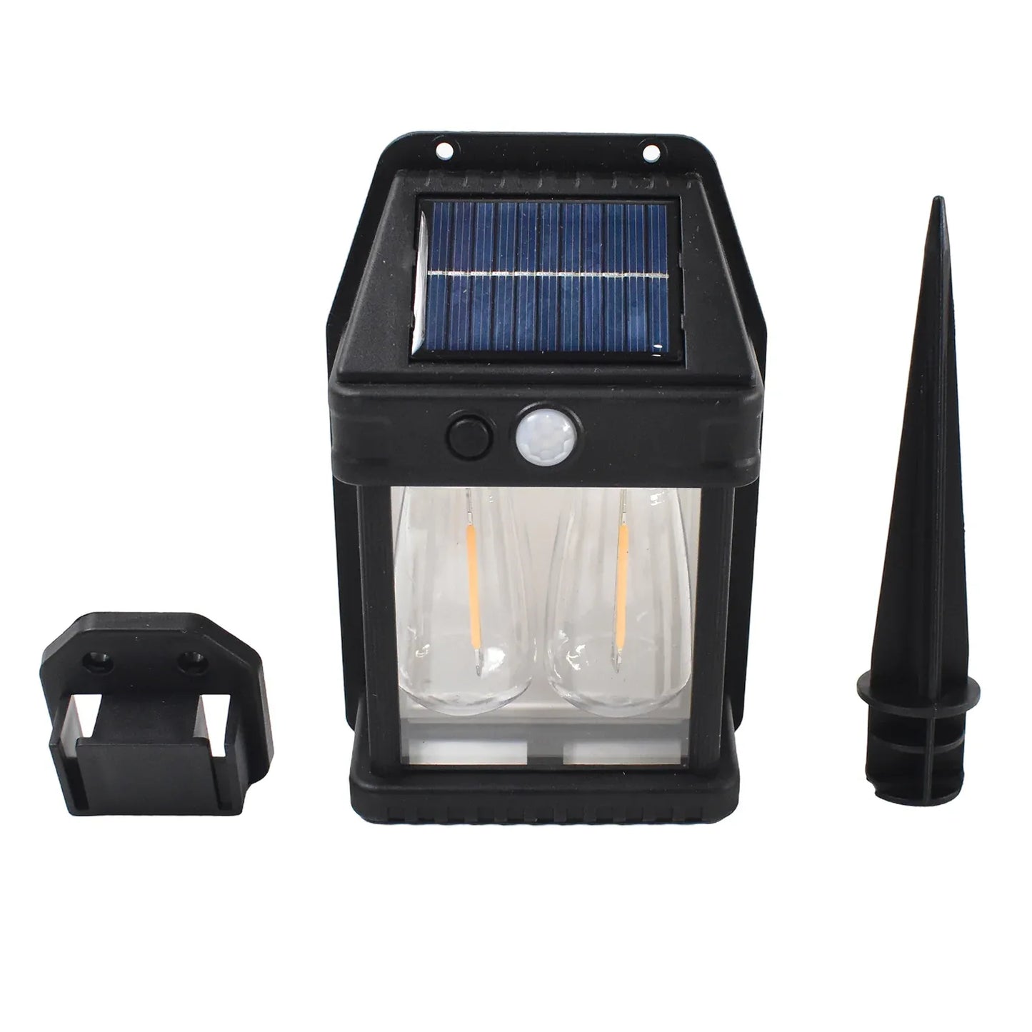 18w Solar Wall Double Lights Lamp With 2 Modes Motion Sensor (1 Pc) - Zidbik