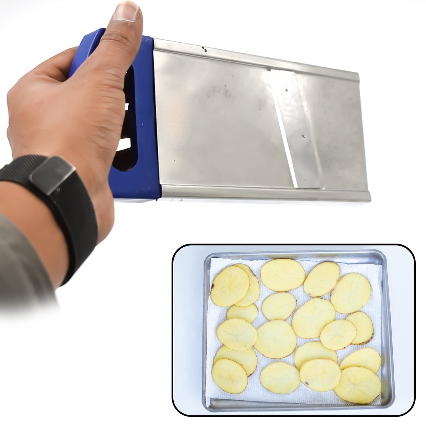 2689 Plain Potato Slicer Used In All Kinds Of Household Kitchen Purposes For Cutting And Slicing Of Potatoes. - Zidbik