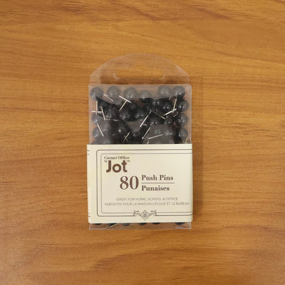 Round Head Push Pins (80 Pc Set) - Zidbik