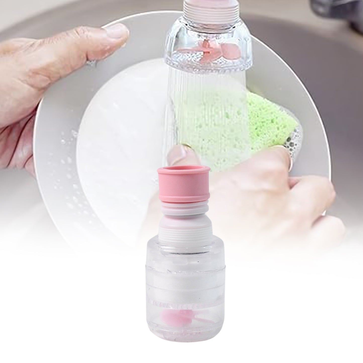 Flexible Plastic Faucet Extender (1 Pc) - Zidbik