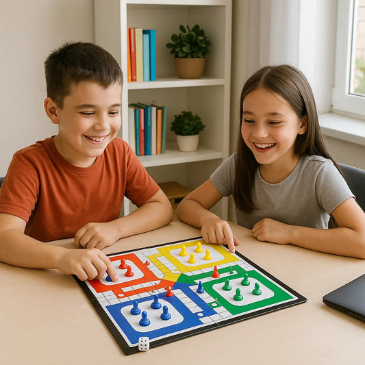 Pocket Ludo Travel Board Game - (1 Set) - Zidbik