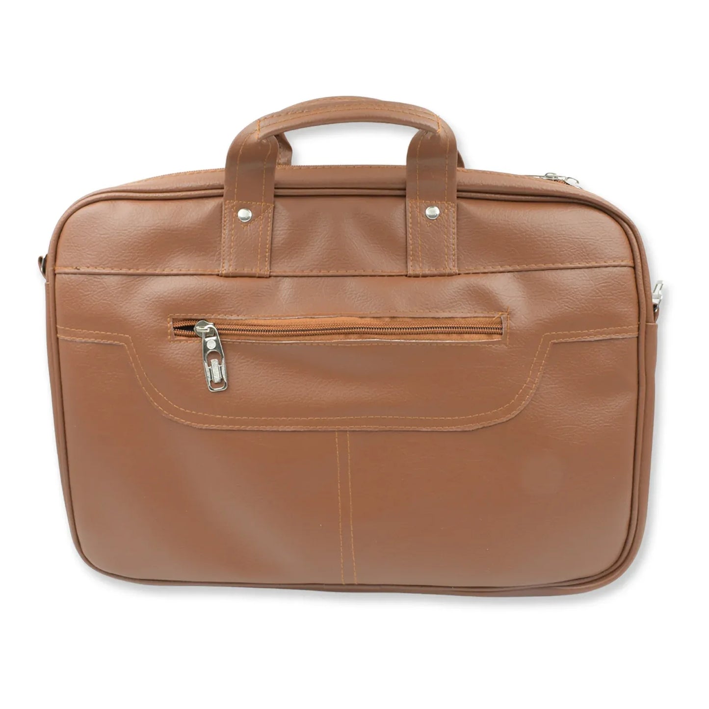 12573 Multipurpose Bag Shoulder Side Bag Office Laptop Faux Leather Executive Formal Laptop Macbook Messenger Office Travel Business Shoulder Hand Sling Bag For Men Women With Multiple Compartments - Zidbik