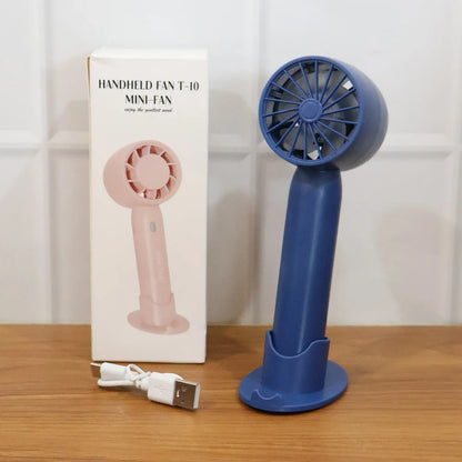 Rechargeable Mini Handheld Fan (1 Pc) - Zidbik
